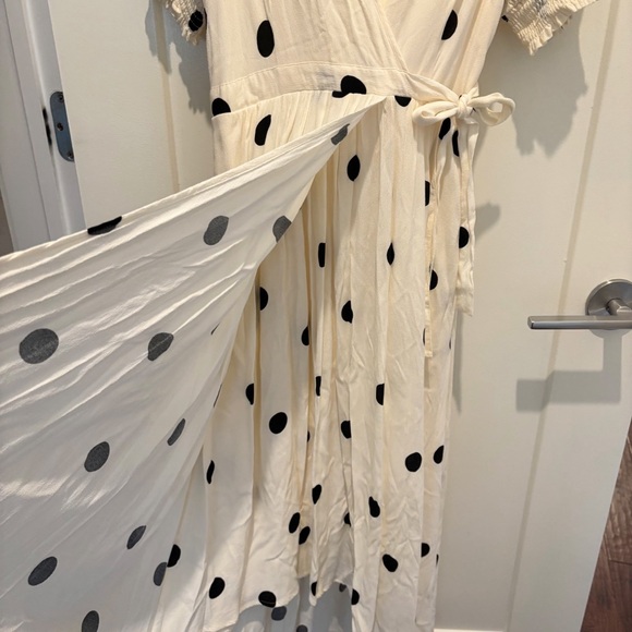 Anthropologie Maeve Breana Polka Dot Midi Dress Size 6 - Picture 9 of 14